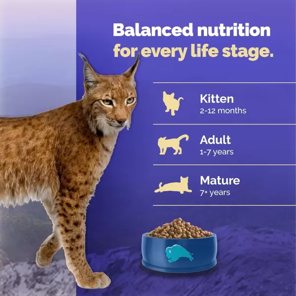 imageBlue Buffalo Wilderness High Protein Natural Adult Dry Cat Food Duck 5lbChicken 12 Pound Pack of 1