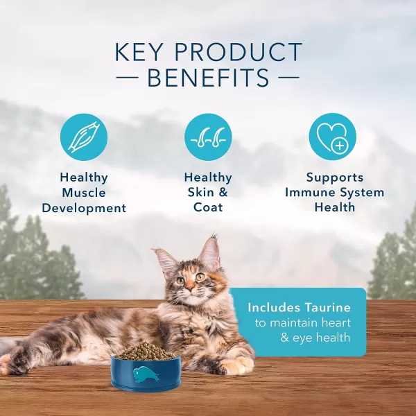 imageBlue Buffalo Wilderness High Protein Natural Adult Dry Cat Food Duck 5lbChicken 6 Pound Pack of 1