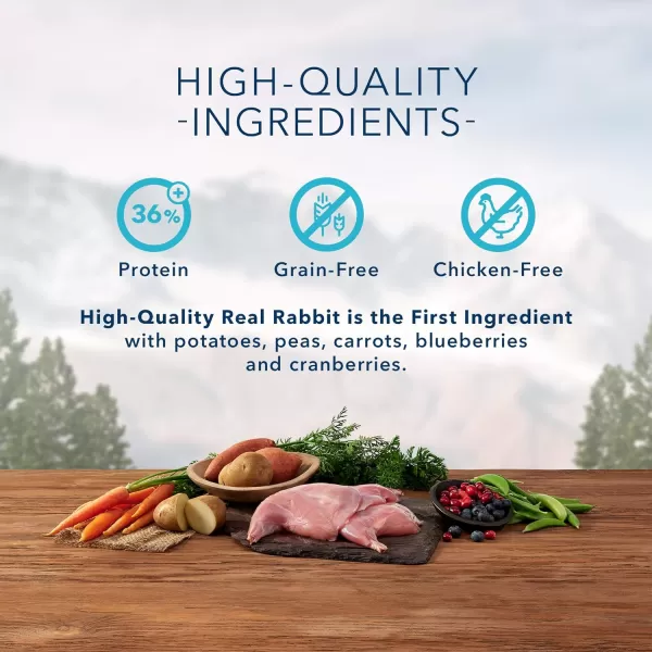imageBlue Buffalo Wilderness High Protein Natural Adult Dry Cat Food Duck 5lbRabbit 10 Pound Pack of 1