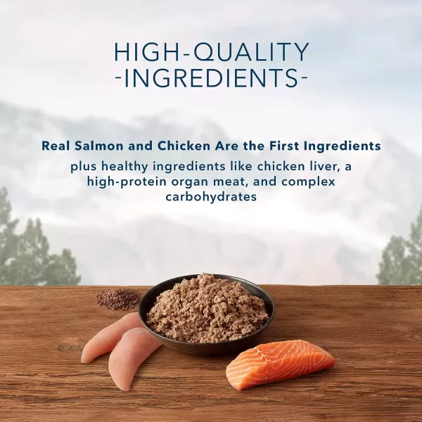 imageBlue Buffalo Wilderness High Protein Natural Adult Wet Dog Food Salmon amp Chicken Grill 125oz cans Pack of 12Salmon amp Chicken 125 Ounce Pack of 12