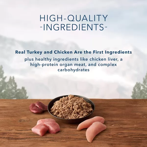 imageBlue Buffalo Wilderness High Protein Natural Adult Wet Dog Food Salmon amp Chicken Grill 125oz cans Pack of 12Turkey amp Chicken 125 Ounce Pack of 12