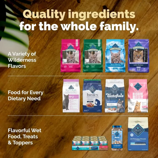imageBlue Buffalo Wilderness High Protein Natural Grain Free Kitten Food Bundle Dry Cat Food and Wet Cat Food Chicken 5lb Dry Food  3oz cans 24ctChicken 5 Pound Pack of 1