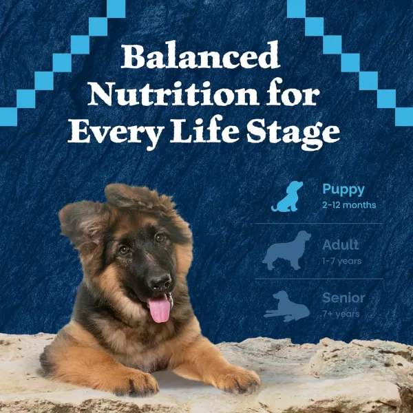 imageBlue Buffalo Wilderness High Protein Natural Grain Free Puppy Dry Dog Food and Wet Puppy Food Turkey and Chicken 24lb Dry Food  125oz cans 12ctChicken  Grain Free