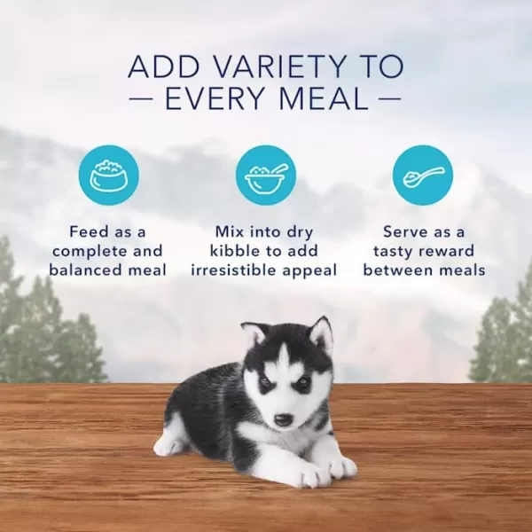 imageBlue Buffalo Wilderness High Protein Natural Puppy Wet Dog Food Turkey amp Chicken Grill 125oz cans Pack of 12Turkey 1 Count Pack of 1