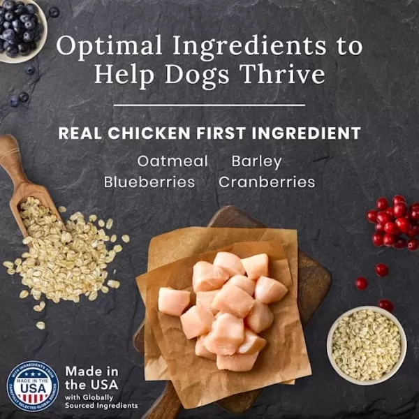 imageBlue Buffalo Wilderness High Protein Natural Senior Dry Dog Food plus Wholesome Grains Chicken 28 lb bag24 LBS