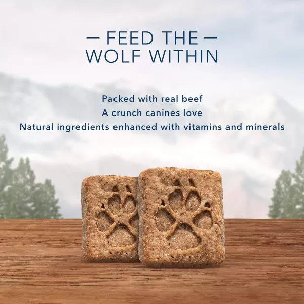 imageBlue Buffalo Wilderness Rocky Mountain Recipe High Protein Grain Free Crunchy Dog Treats Biscuits Red Meat 8oz bagRed Meat 8 Ounce Pack of 1