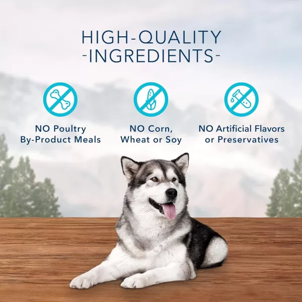 imageBlue Buffalo Wilderness Rocky Mountain Recipe High Protein Grain Free Crunchy Dog Treats Biscuits Red Meat 8oz bagSalmon Venison amp Halibut 8 Ounce Pack of 1