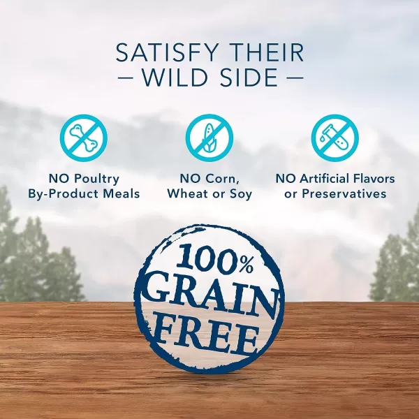 imageBlue Buffalo Wilderness Rocky Mountain Recipe High Protein Grain Free Crunchy Dog Treats Biscuits Red Meat 8oz bagVariety Pack Duck Turkey amp Salmon 10 Ounce Pack of 3