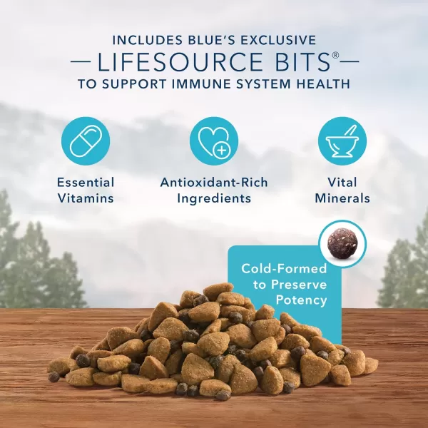 imageBlue Buffalo Wilderness Rocky Mountain Recipe High Protein Natural Adult Large Breed Dry Dog Food Bison 22lbRed Meat