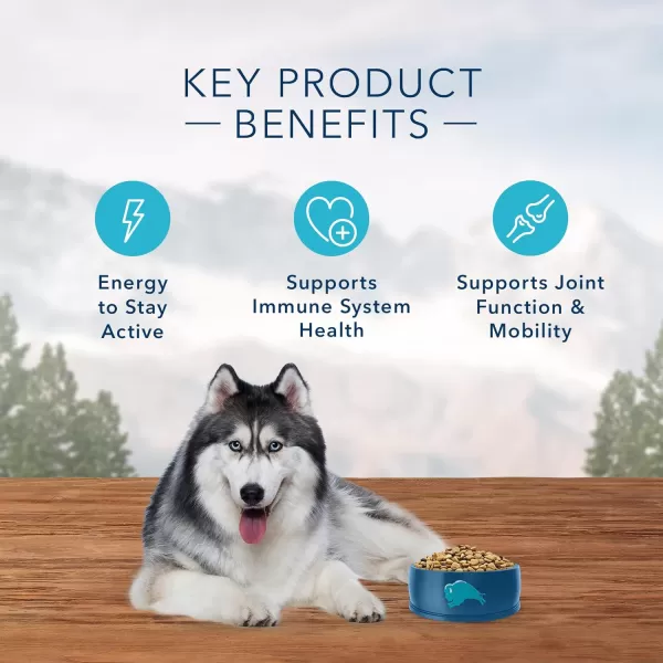 imageBlue Buffalo Wilderness Rocky Mountain Recipe High Protein Natural Senior Dry Dog Food Red Meat 22lbChicken