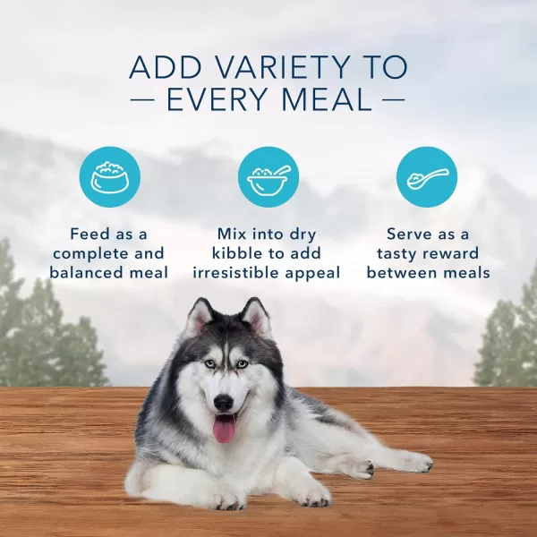 imageBlue Buffalo Wilderness Rocky Mountain Recipe High Protein Natural Senior Wet Dog Food Red Meat 125oz cans Pack of 12Red Meat ChickenFree