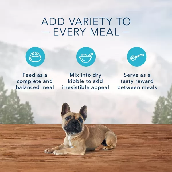 imageBlue Buffalo Wilderness Trail Trays High Protein Natural Adult Wet Dog Food Cups Beef Grill 35oz Pack of 12Turkey Grill 35 Ounce Pack of 12