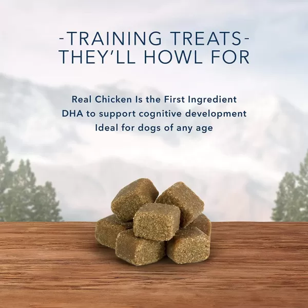 imageBlue Buffalo Wilderness Trail Treats Wild Bits High Protein Grain Free SoftMoist Training Dog Treats Chicken Recipe 10oz bagChicken 4 Ounce Pack of 1