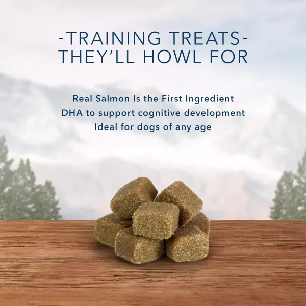 imageBlue Buffalo Wilderness Trail Treats Wild Bits High Protein Grain Free SoftMoist Training Dog Treats Salmon Recipe 10oz BagSalmon 10 Ounce Pack of 1