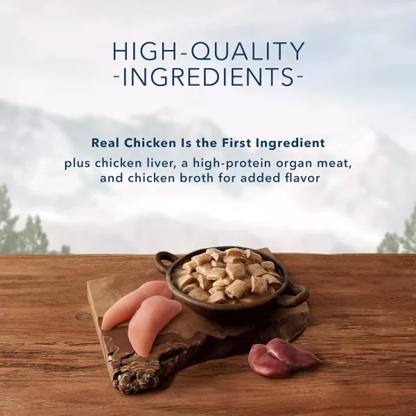 imageBlue Buffalo Wilderness Trail Tubs High Protein Natural Adult Wet Dog Food Tubs Chicken Stew 8oz Pack of 8Chicken Stew 8 Ounce Pack of 8