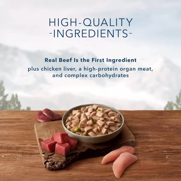 imageBlue Buffalo Wilderness Wolf Creek Stew High Protein Natural Wet Dog Food Savory Salmon Stew in gravy 125oz cans Pack of 12Beef Stew 125 Ounce Pack of 12