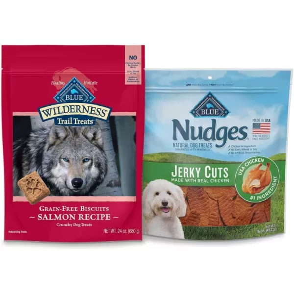 imageBlue Buffalo Dog Treats Variety Bundle Chicken and SalmonBlue Buffalo Dog Treats Variety Bundle Chicken and Salmon