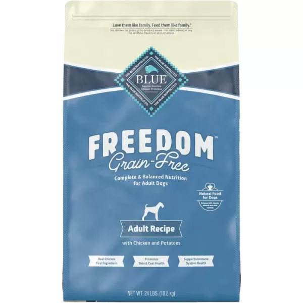 imageBlue Buffalo Freedom Grain Free Natural Adult Dry Dog Food Chicken 11lb24 Pound Pack of 1
