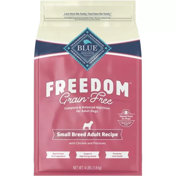 imageBlue Buffalo Freedom Grain Free Natural Adult Small Breed Dry Dog Food Chicken 11lb4 Pound Pack of 1