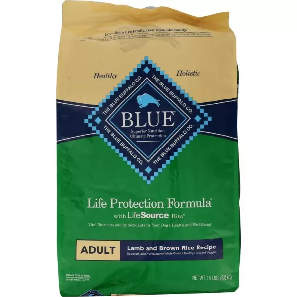 imageBlue Buffalo Life Protection Formula Natural Adult Dry Dog Food Chicken and Brown Rice 6lbLamb amp Brown Rice Recipe 1500 Pound Pack of 1