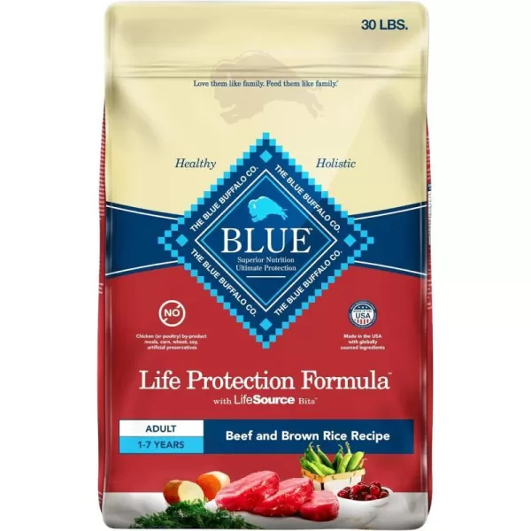 Beef & Brown Rice 30 Pound (Pack of 1)