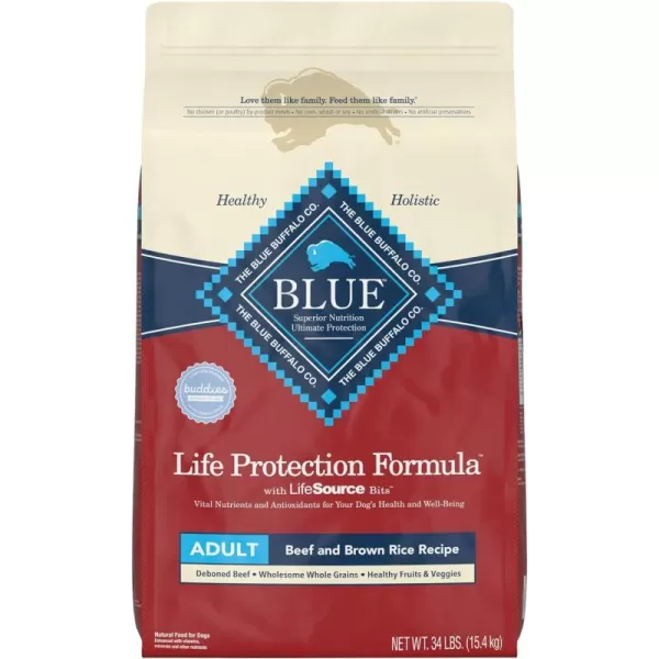 Beef & Brown Rice 34 Pound (Pack of 1)