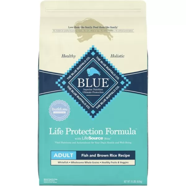 Fish & Brown Rice 15 Pound (Pack of 1)