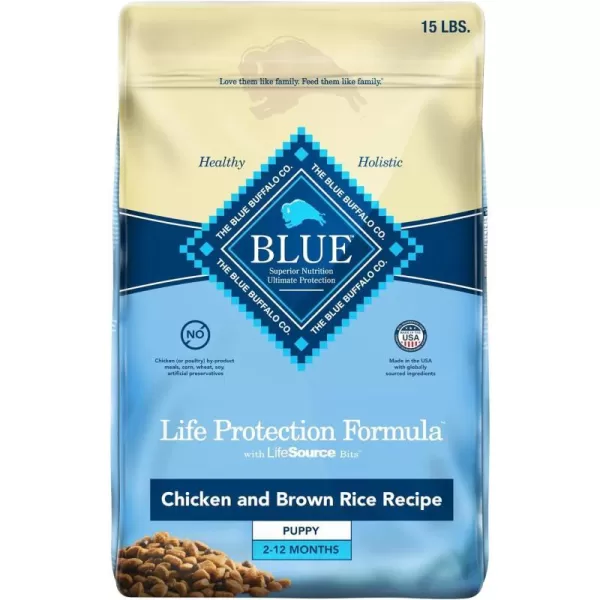 Chicken & Brown Rice 15 Pound (Pack of 1)