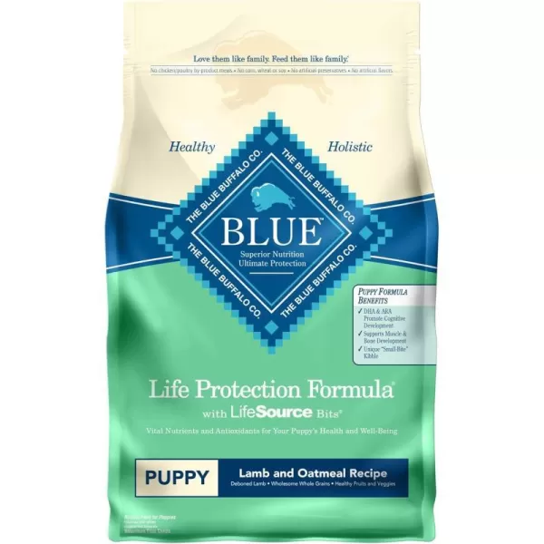 imageBlue Buffalo Life Protection Formula Natural Puppy Dry Dog Food Lamb and Oatmeal 6lbLamb amp Oatmeal 600 Pound Pack of 1