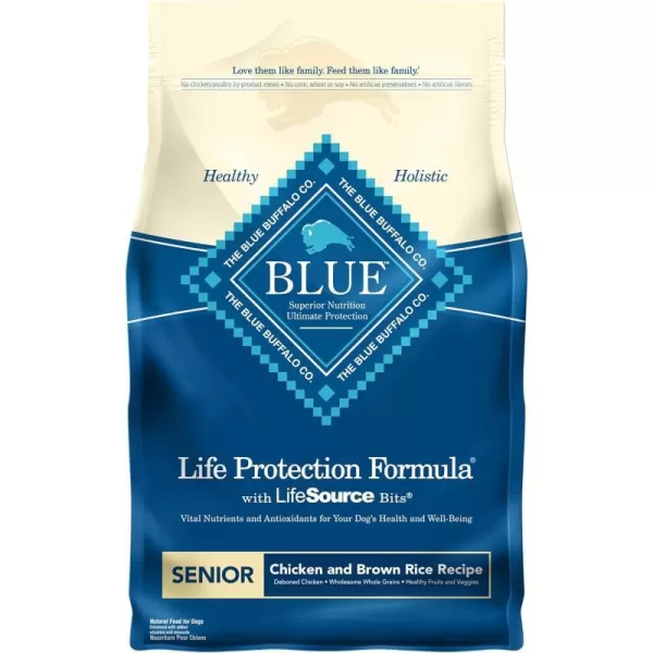 imageBlue Buffalo Life Protection Formula Natural Senior Dry Dog Food Chicken and Brown Rice 6lbBlue Buffalo Life Protection Formula Natural Senior Dry Dog Food Chicken and Brown Rice 6lb