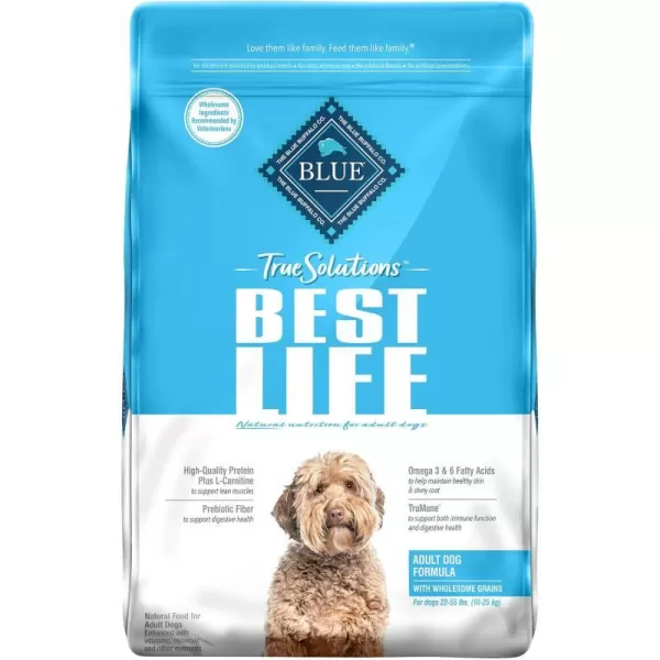 imageBlue Buffalo True Solutions Best Life Natural Medium Breed Adult Dry Dog Food Chicken 4lb11 Pound Pack of 1 Dry Dog Food