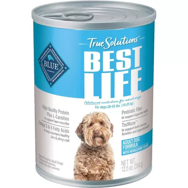 imageBlue Buffalo True Solutions Best Life Natural Medium Breed Adult Dry Dog Food Chicken 4lb125 Ounce Pack of 12 Wet Dog Food