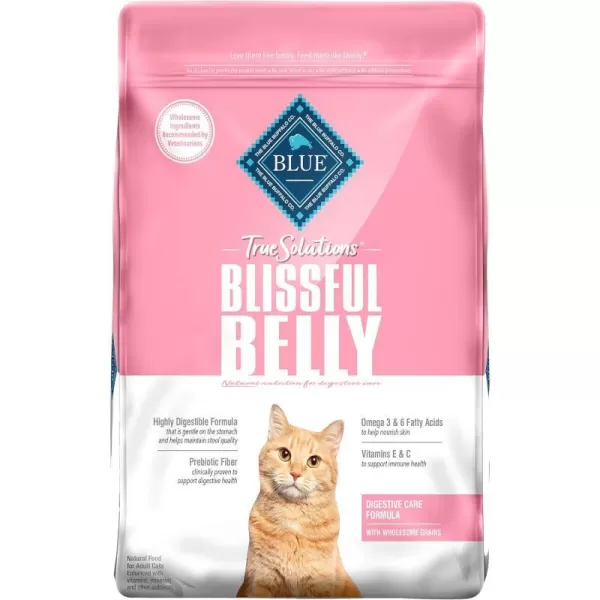imageBlue Buffalo True Solutions Blissful Belly Natural Digestive Care Adult Dry Cat Food Chicken 11lbDry Cat Food Chicken 11 Pound Pack of 1