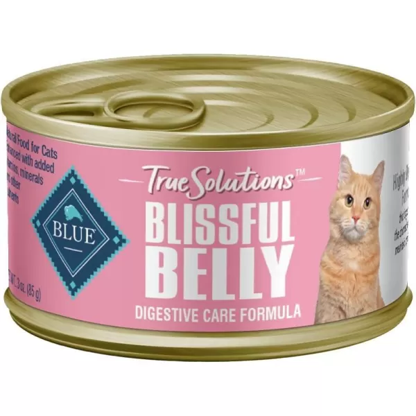 imageBlue Buffalo True Solutions Blissful Belly Natural Digestive Care Adult Dry Cat Food Chicken 11lbWet Cat Food Chicken 3 Ounce Pack of 24