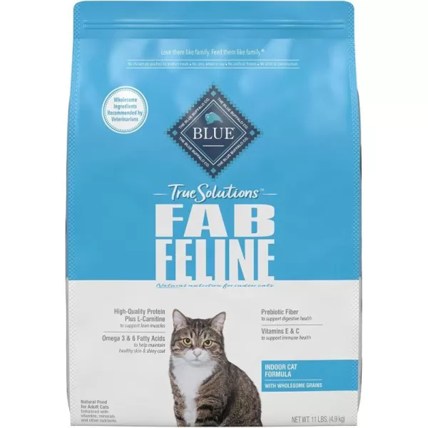 imageBlue Buffalo True Solutions Fab Feline Natural Indoor Adult Dry Cat Food Chicken 11lbBlue Buffalo True Solutions Fab Feline Natural Indoor Adult Dry Cat Food Chicken 11lb