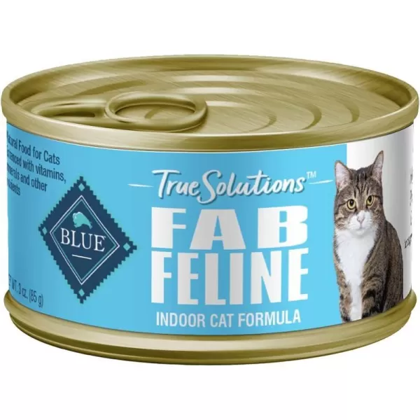 imageBlue Buffalo True Solutions Fab Feline Natural Indoor Adult Wet Cat Food Chicken 3oz cans Pack of 24Blue Buffalo True Solutions Fab Feline Natural Indoor Adult Wet Cat Food Chicken 3oz cans Pack of 24