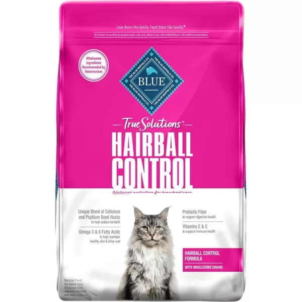 imageBlue Buffalo True Solutions Hairball Control Natural Adult Dry Cat Food Chicken 11lbChicken 11 Pound Pack of 1
