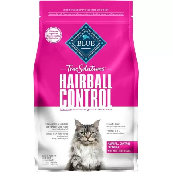 imageBlue Buffalo True Solutions Hairball Control Natural Adult Dry Cat Food Chicken 11lbChicken 35 Pound Pack of 1