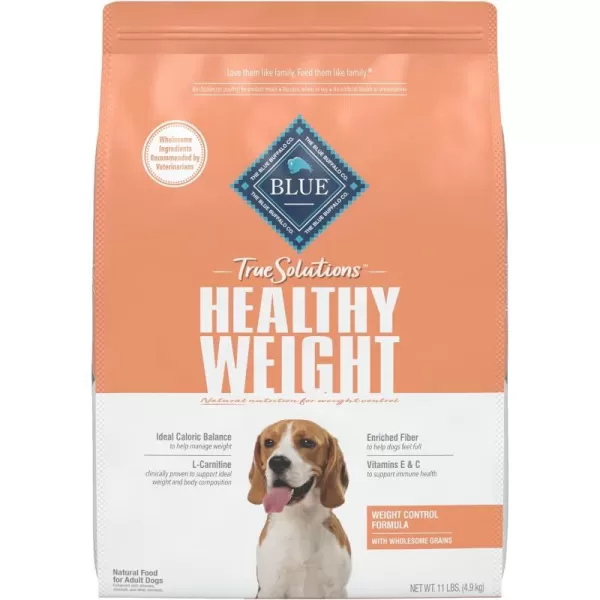 imageBlue Buffalo True Solutions Healthy Weight Natural Weight Control Adult Dry Dog Food Chicken 11lbBlue Buffalo True Solutions Healthy Weight Natural Weight Control Adult Dry Dog Food Chicken 11lb