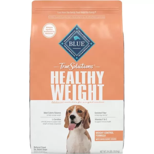 imageBlue Buffalo True Solutions Healthy Weight Natural Weight Control Adult Dry Dog Food Chicken 24lbBlue Buffalo True Solutions Healthy Weight Natural Weight Control Adult Dry Dog Food Chicken 24lb