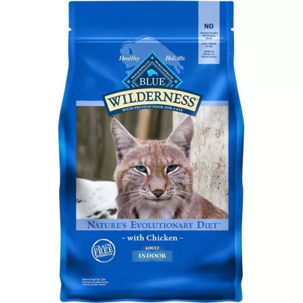 imageBlue Buffalo Wilderness High Protein Natural Adult Indoor Dry Cat Food Chicken 5lbChicken 2 Pound Pack of 1