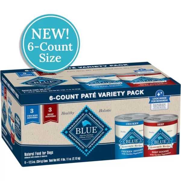 imageBlue Buffalo Wilderness High Protein Natural Adult Wet Dog Food Beef amp Chicken Grill 125oz cans Pack of 12Chicken 1 Count Pack of 6