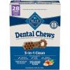 imageBlue Buffalo Dental Chews Medium Natural Dog Treats Chicken ampamp Spearmint 345oz Bag 42 CountLarge Bones For Dogs 50 lbs