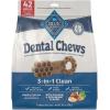 imageBlue Buffalo Dental Chews Medium Natural Dog Treats Chicken ampamp Spearmint 345oz Bag 42 CountMedium Bones For Dogs 2050 lbs