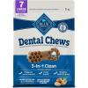 imageBlue Buffalo Dental Chews Medium Natural Dog Treats Chicken ampamp Spearmint 345oz Bag 42 CountLarge Bones For Dogs 50 lbs