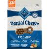 imageBlue Buffalo Dental Chews Medium Natural Dog Treats Chicken ampamp Spearmint 345oz Bag 42 CountSmall Bones For Dogs 520 lbs