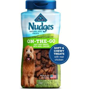 imageBlue Buffalo Nudges Bitesize Chewy Dog Treats with Real USA Beef Made with Natural Ingredients Great for OntheGo 55oz ContainerChicken