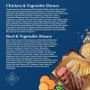 imageBlue Buffalo Homestyle Recipe Senior Wet Dog Food Made with Natural Ingredients Chicken Dinner with Garden Vegetables 125oz Cans 12 CountChicken  Beef