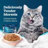 imageBlue Buffalo Tastefuls Flaked Wet Cat Food Variety Pack Made with Natural Ingredients Tuna Chicken Fish ampamp Shrimp 3oz Cans 12 Count 4 of EachChicken