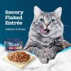 imageBlue Buffalo Tastefuls Flaked Wet Cat Food Variety Pack Made with Natural Ingredients Tuna Chicken Fish ampamp Shrimp 3oz Cans 12 Count 4 of EachSalmon